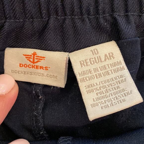 Dockers Kids Girls School Uniform Pleated Skirt Navy Size 10 Regular - Picture 10 of 12